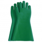 盛安綠色橡膠耐酸堿手套